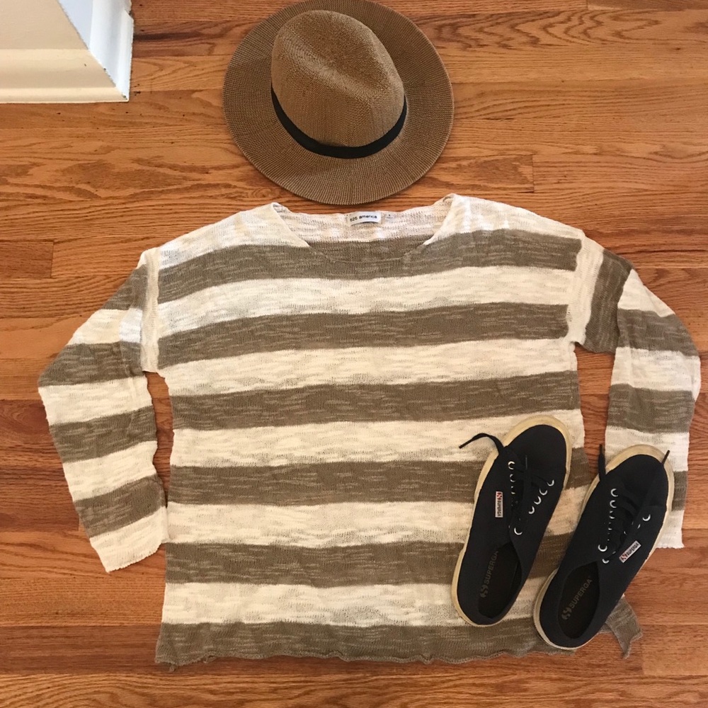 525 America Linen Blend Sweater